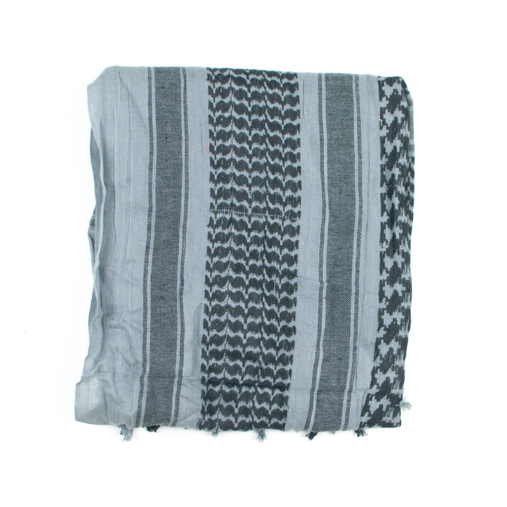 Grey Blue Shemagh