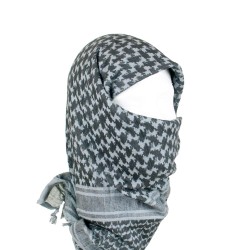 Grey Blue Shemagh