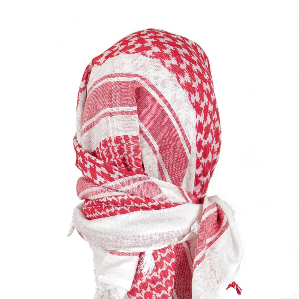 Red White Shemagh