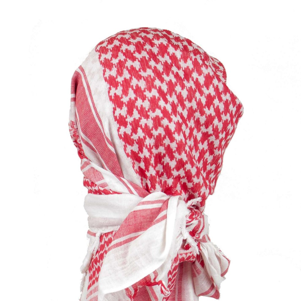 Red White Shemagh