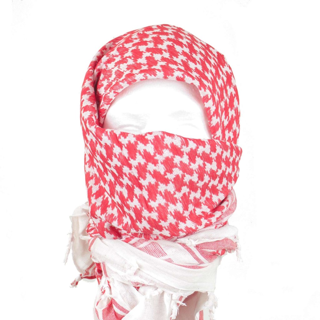 Red White Shemagh