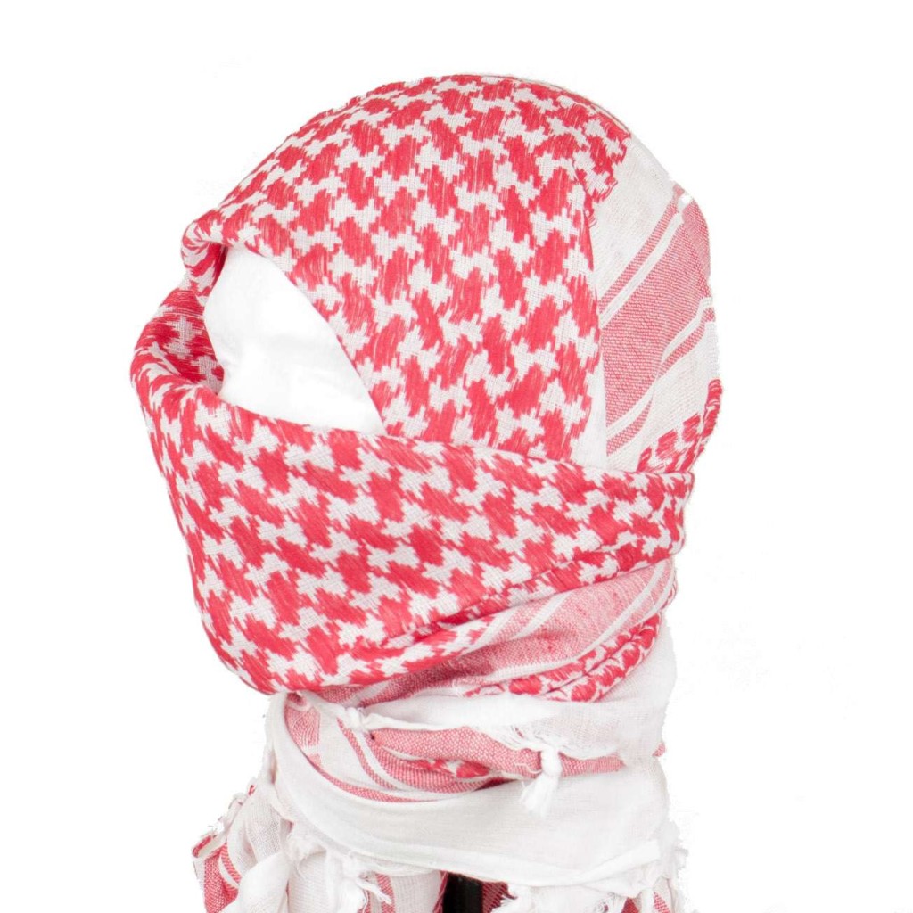 Red White Shemagh