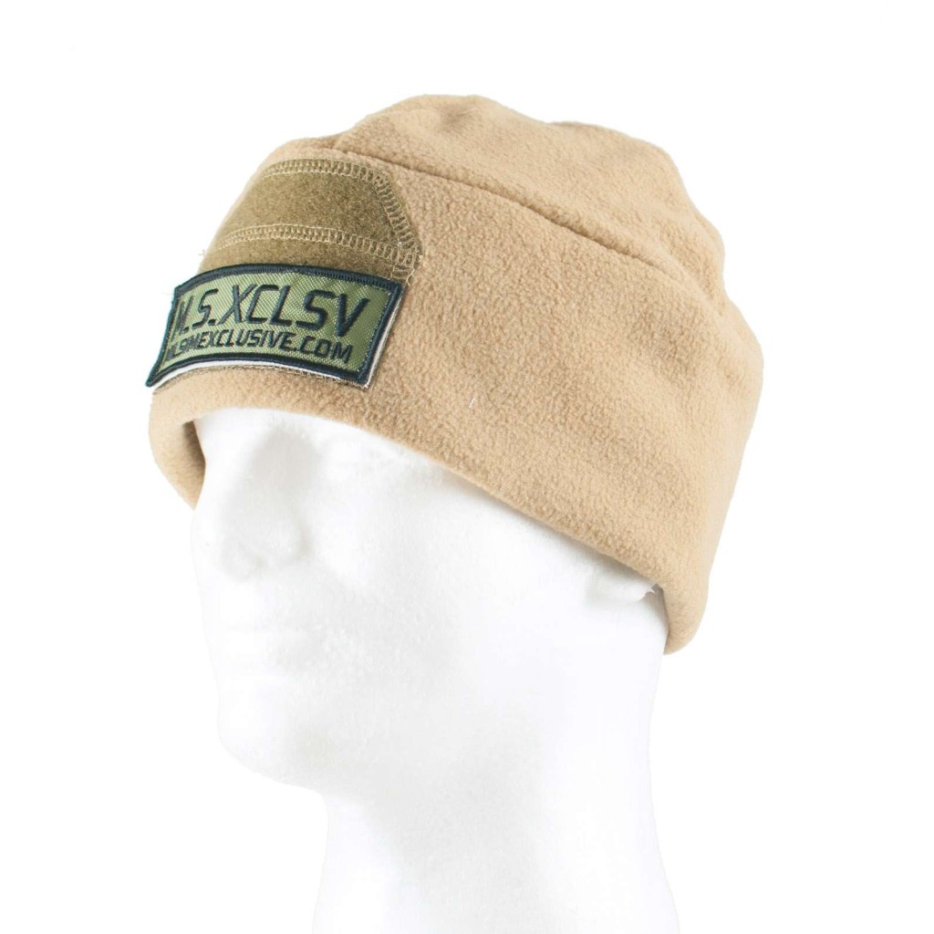 Tan Fleece Beanie