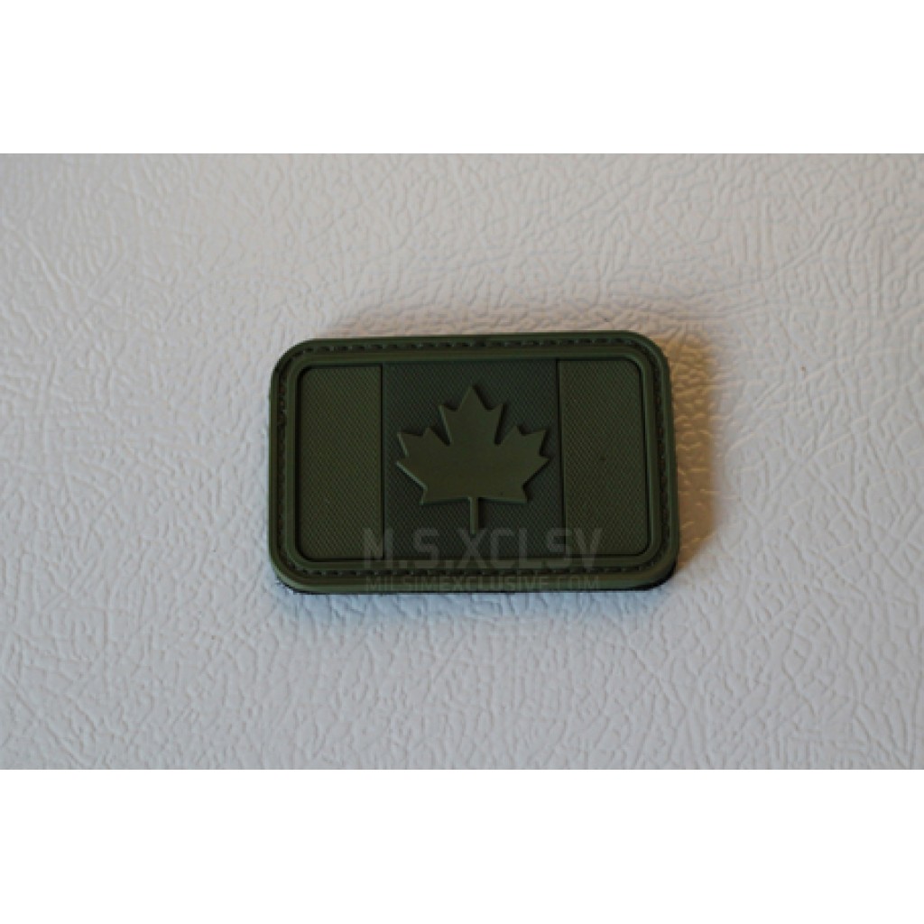 PVC Canadian Flag Velcro Patch (OD)