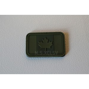 PVC Canadian Flag Velcro Patch (OD)