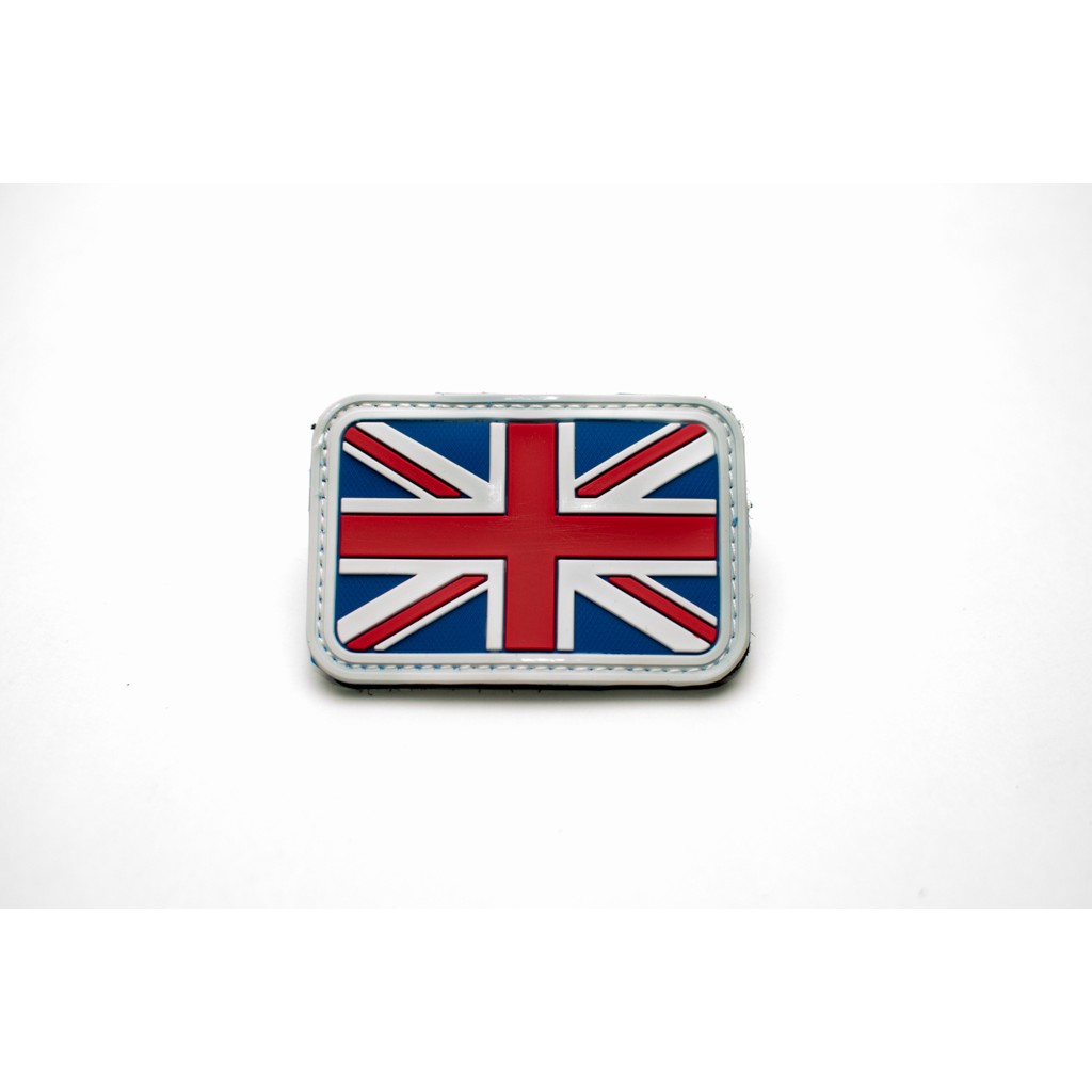 PVC British / UK Flag Velcro Patch - Traditional