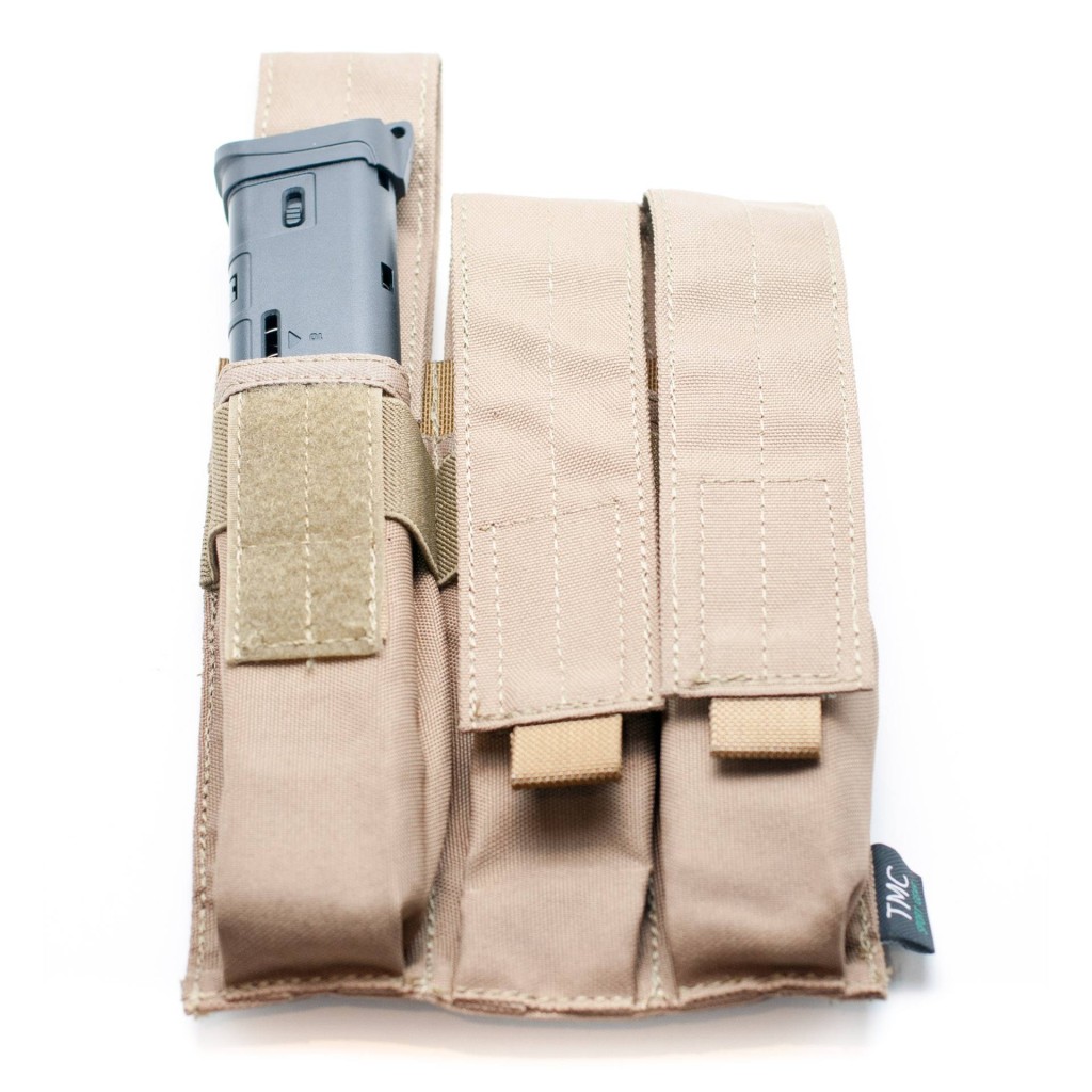 Tan 3 Mags Pouch